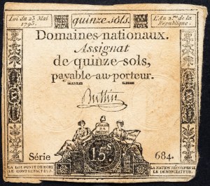 Frankreich, 15 Sols 1793