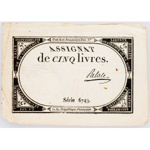 France, 5 Livres 1793