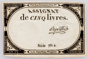 France, 5 Livres 1793