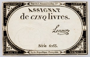 France, 5 Livres 1793