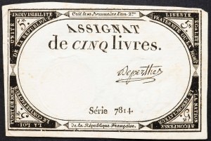 Francia, 5 Livres 1793