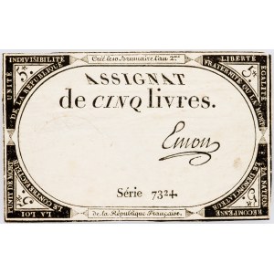 France, 5 Livres 1793