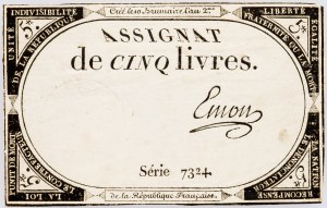 France, 5 Livres 1793