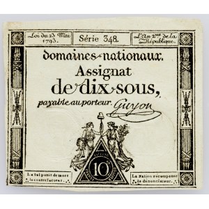 France, 10 Sous 1793