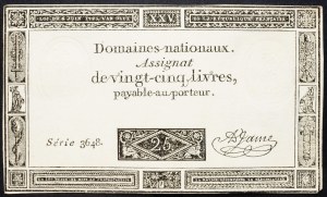 Frankreich, 25 Livres 1793