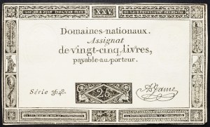 Francie, 25 Livres 1793