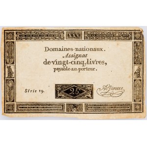 France, 25 Livres 1793