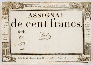 France, 100 Francs 1795