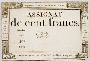 Frankreich, 100 Francs 1795