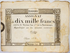 Francúzsko, 10000 frankov 1795