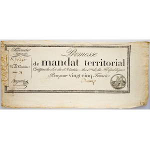 France, 25 Francs 1796