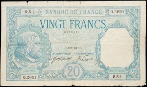 Francia, 20 franchi 1917