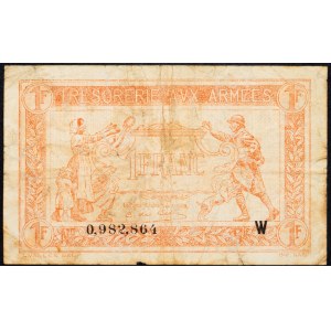 France, 1 Franc 1917-1919