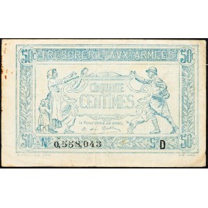 France, 50 Centimes 1917-1919