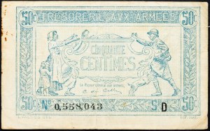 Frankreich, 50 Centimes 1917-1919