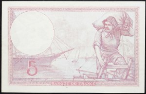 Francúzsko, 5 frankov 1933