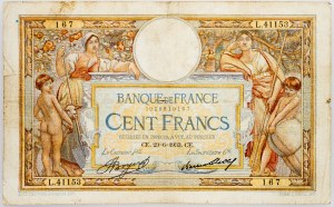 Frankreich, 100 Francs 1933