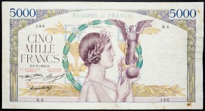 France, 5000 Francs 1934