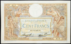 Frankreich, 100 Francs 1937