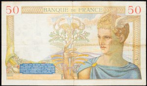 France, 50 Francs 1938