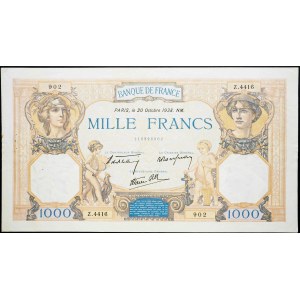 France, 1000 Francs 1938