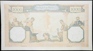 Francie, 1000 franků 1938