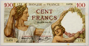 Francia, 100 franchi 1939