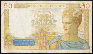 Frankreich, 50 Francs 1939