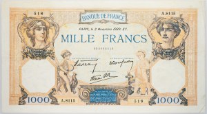 Francia, 1000 franchi 1939