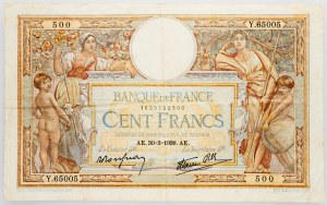 France, 100 Francs 1939