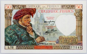 Frankreich, 50 Francs 1941