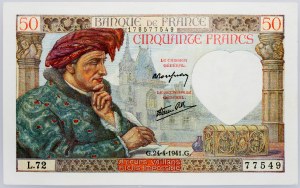 France, 50 Francs 1941