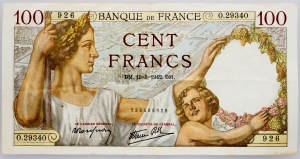 Frankreich, 100 Francs 1942