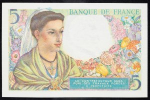 Francia, 5 franchi 1943