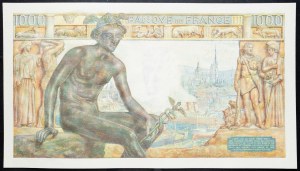 Francúzsko, 1000 frankov 1943