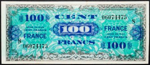 France, 100 Francs 1944