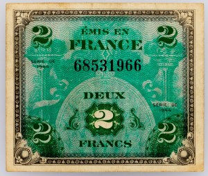 Francie, 2 franky 1944