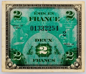 France, 2 Francs 1944