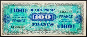 France, 100 Francs 1944