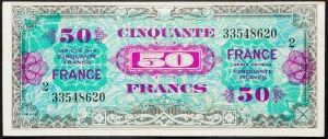 France, 50 Francs 1944