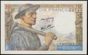 Frankreich, 10 Francs 1944