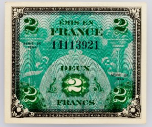 Francja, 2 franki 1944