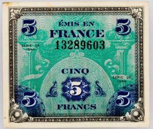 France, 5 Francs 1944