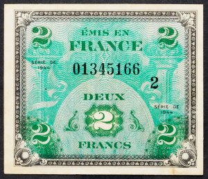 Frankreich, 2 Francs 1944