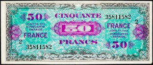 Francja, 50 franków 1944