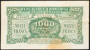 Francúzsko, 1000 frankov 1945