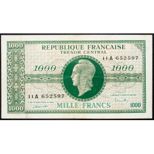 France, 1000 Francs 1945