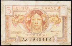 Frankreich, 5 Francs 1947