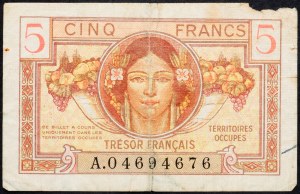 Francie, 5 franků 1947