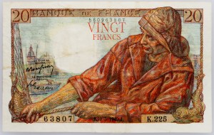Francúzsko, 20 frankov 1949